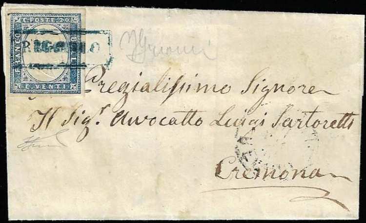 REGGIOLO, cartella azzurra punti 9 ... 