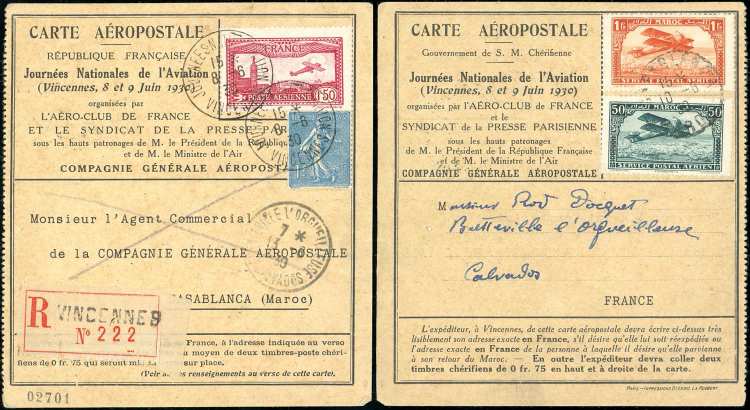 FRANCIA POSTA AEREA 1930 - Carta ... 