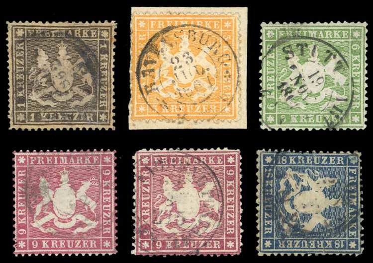 GERMANIA WURTTEMBERG 1860/62 - ... 