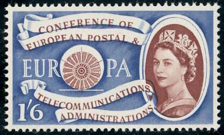 GRAN BRETAGNA 1960 - 1/6 s. Europa ... 