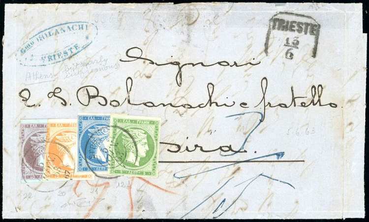 GRECIA 1863 - Lettera non ... 