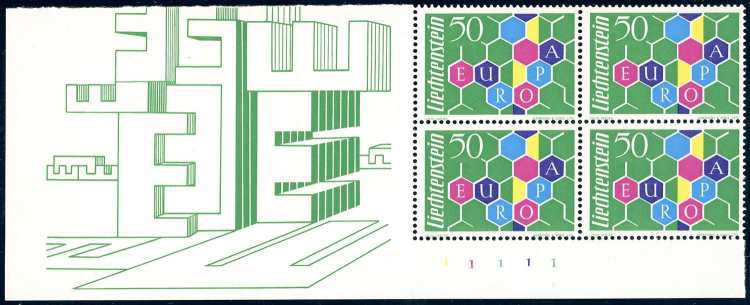 LIECHTENSTEIN 1960 - 50 r. Europa, ... 