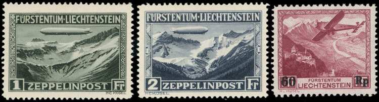LIECHTENSTEIN POSTA AEREA 1931/35 ... 