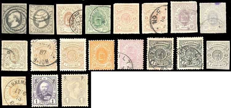 LUSSEMBURGO 1852/1880 - Piccolo ... 