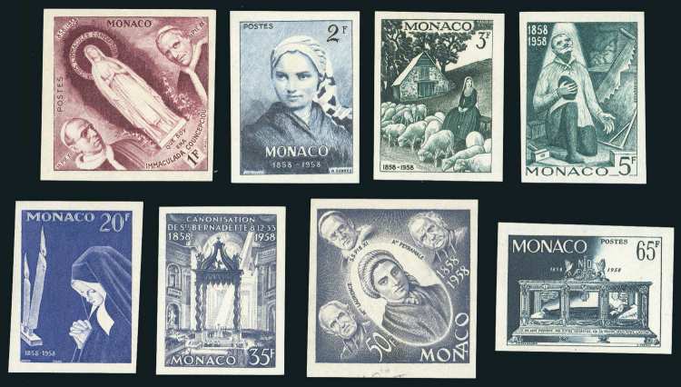 MONACO 1858 - Lourdes, prove non ... 