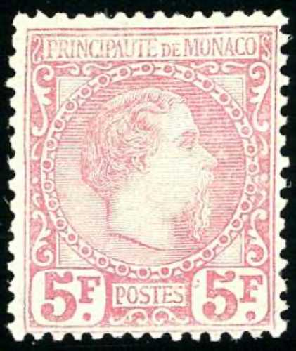 MONACO 1885 - 5 fr. Carlo III ... 