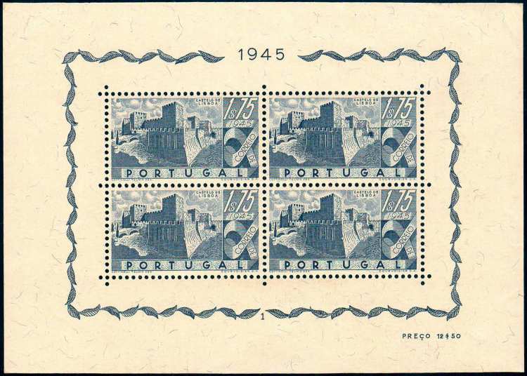 PORTOGALLO FOGLIETTI 1945 - 1,75 ... 