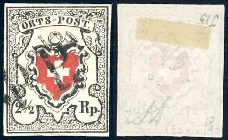 SVIZZERA 1850 POSTE FEDERALI - 2 ... 