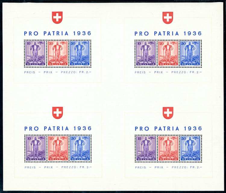 SVIZZERA FOGLIETTI 1936 - Pro ... 