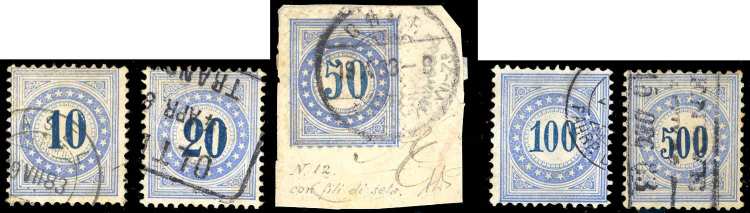 SVIZZERA SEGNATASSE 1882 - Cifra ... 