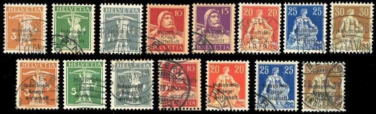 SVIZZERA SERVIZIO 1918 - Le prime ... 