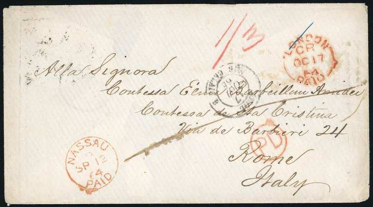 BAHAMAS 1864 - 12 September 1864, ... 