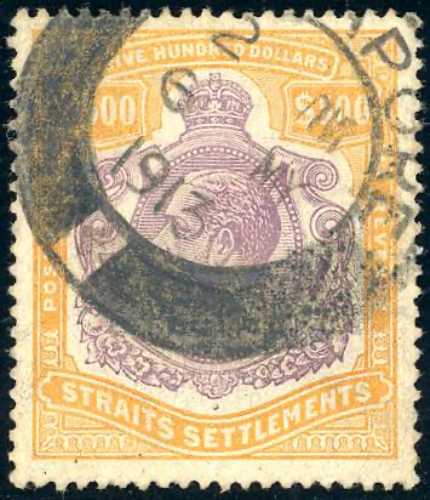 MALESIA STRAITS SETTLEMENTS 1912 - ... 