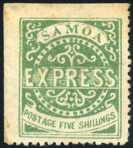 SAMOA 1877 - 5 s. Express (Yv.7), ... 