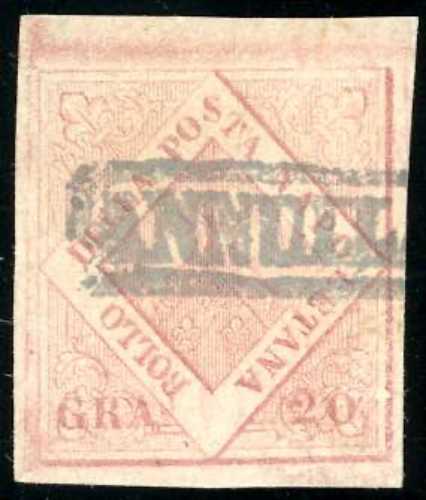 1859 - 20 grana rosa chiaro, II ... 