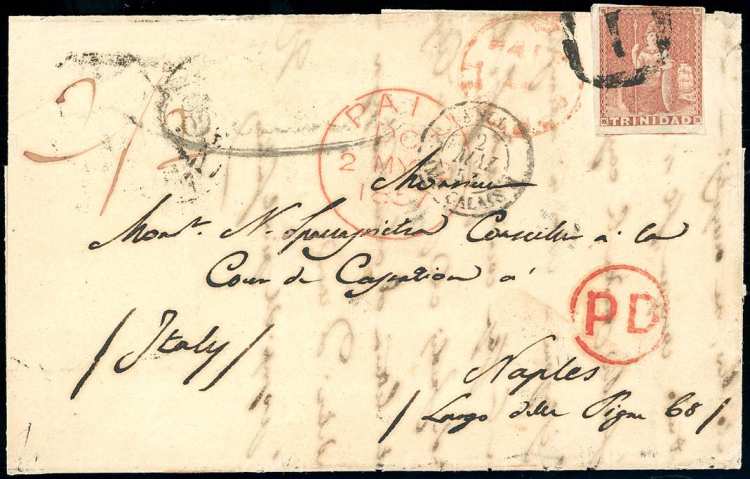 TRINIDAD AND TOBAGO - April 1857, ... 