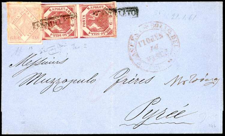 1861 - 20 grana rosa chiaro, II ... 