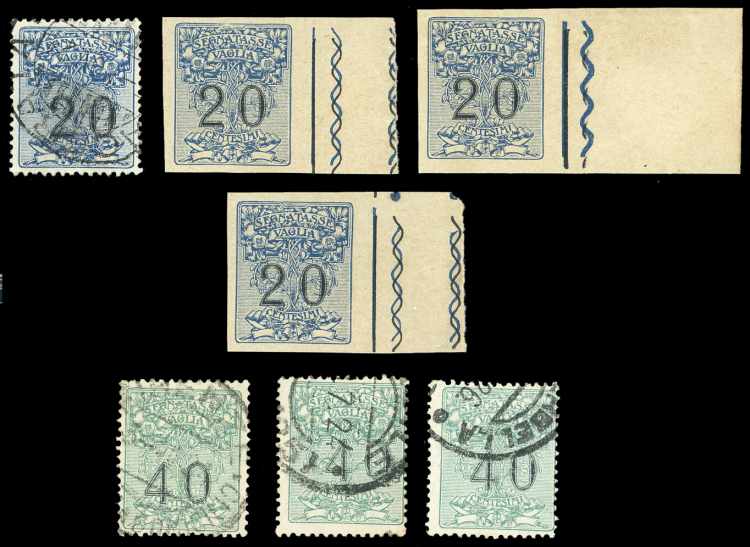 REGNO DITALIA SEGNATASSE VAGLIA ... 