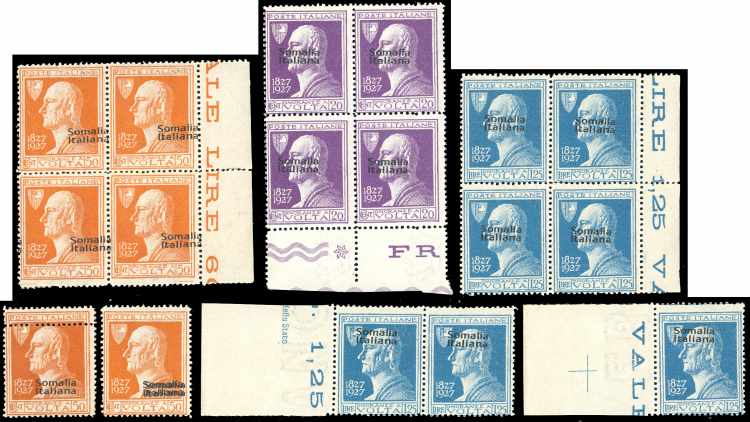 SOMALIA 1927 - Volta (109/111), ... 