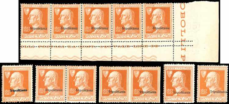 TRIPOLITANIA 1927 - 50 cent. Volta ... 