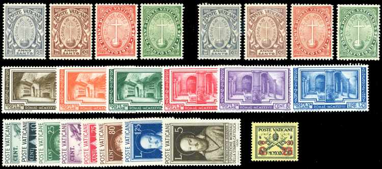 VATICANO 1931/1938 - Piccolo ... 