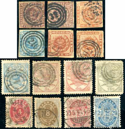 DANIMARCA 1851/1880 - Piccolo ... 