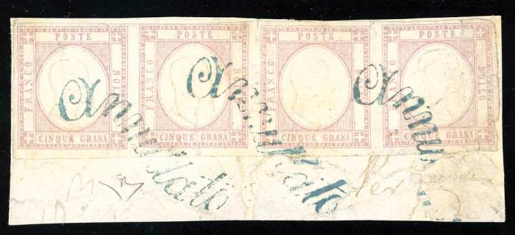 1861 - 5 grana lilla (21c), ... 