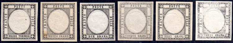 SAGGI 1861 - 1/2 tornese, 1/2 ... 