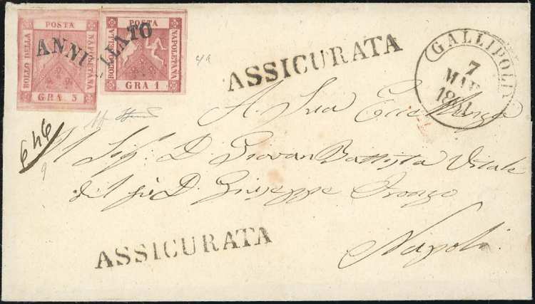 GALLIPOLI, svolazzo + cerchio ... 