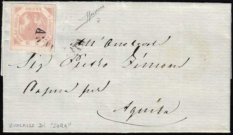 SORA, svolazzo + cerchio rosso ... 