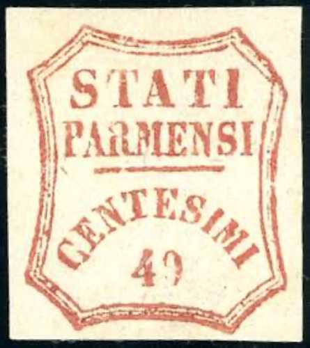 1859 - 40 cent. rosso bruno, I ... 