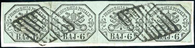 1852 - 6 baj grigio verdastro (7), ... 