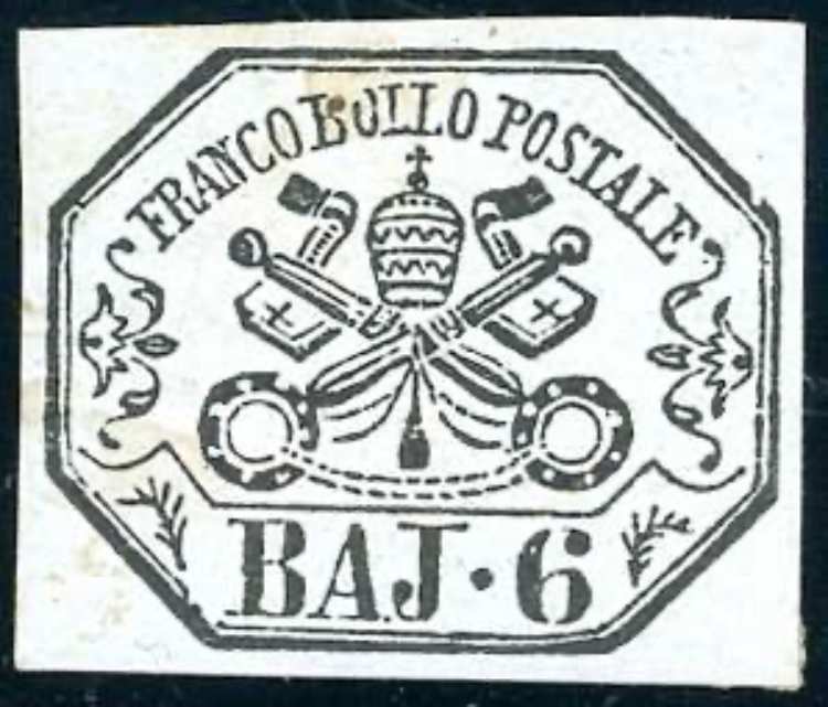 1864 - 6 baj lilla grigio (7A), ... 