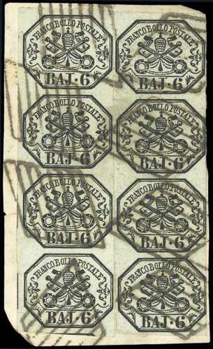 1864 - 6 baj grigio perla (7Aa), ... 