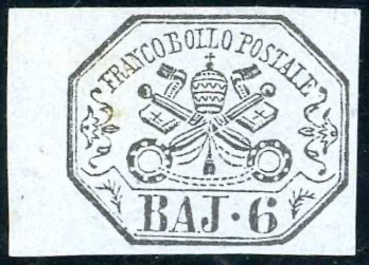 1864 - 6 baj lilla azzurrastro ... 