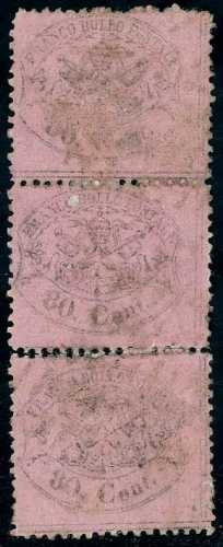 1868 - 80 cent. rosa chiaro (30), ... 