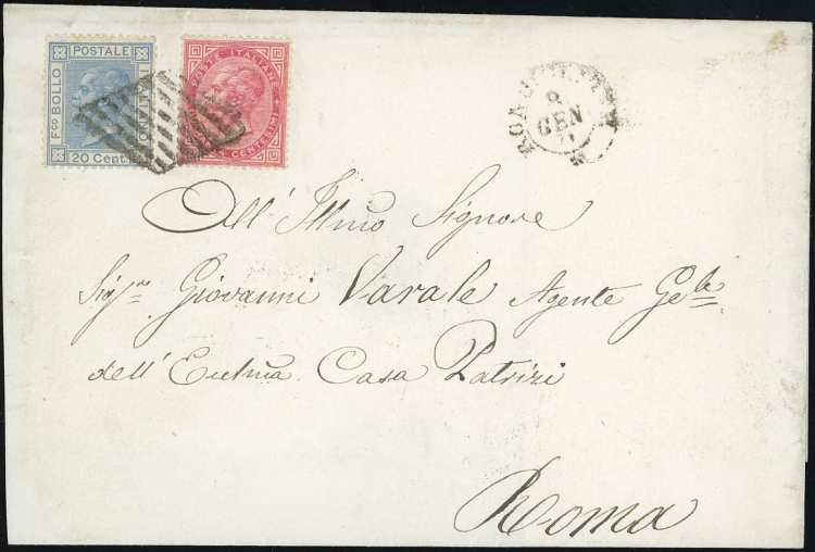 1871 - 40 cent. De la Rue, 20 ... 