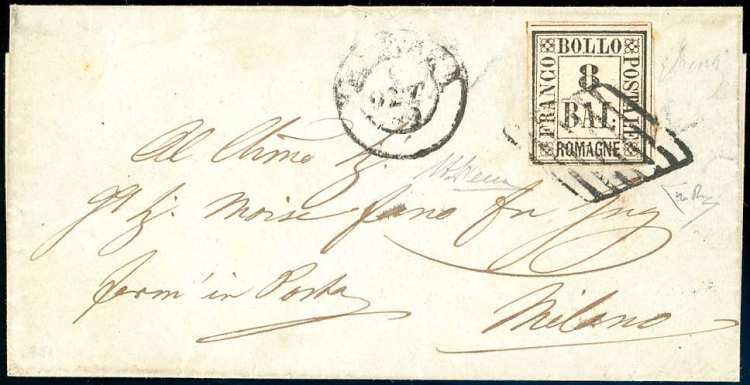 1859 - 8 baj rosa (8), perfetto, ... 