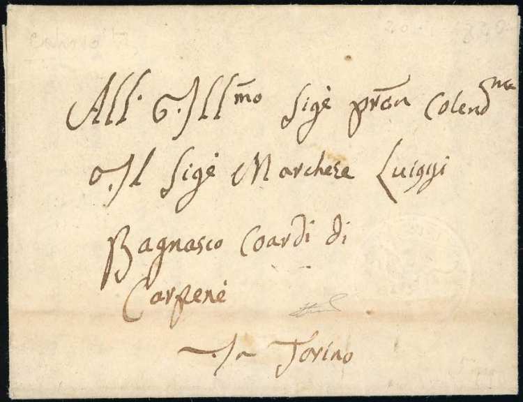 1820 - 15 cent. Cavallino, ... 