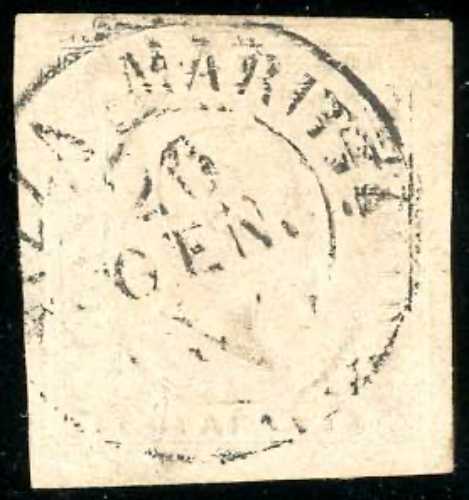 1853 - 40 cent. rosa chiaro (6), ... 