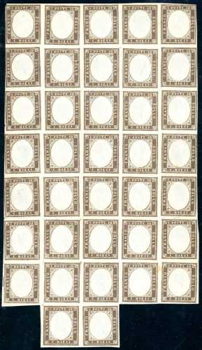 1859 - 10 cent. bruno giallastro ... 