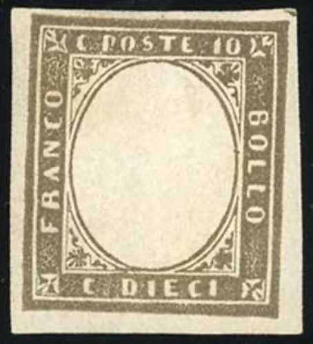 1861 - 10 cent. grigio olivastro ... 
