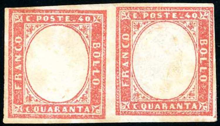 1862 - 40 cent. rosa carminio, ... 