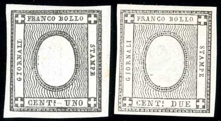 1861 - Centesimi per stampati ... 