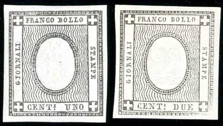 1861 - Centesimi per stampati ... 