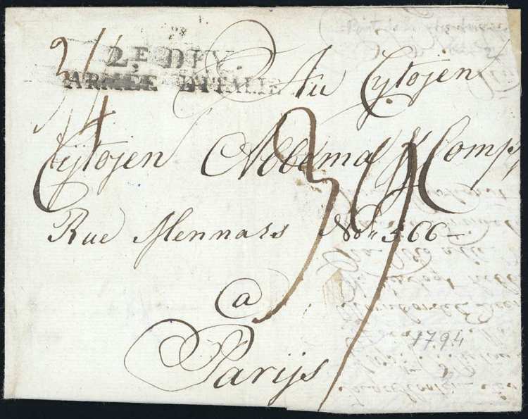 1800 ca. - Lettera prefilatelica ... 