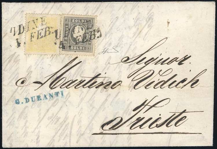 1861 - 2 soldi giallo, 3 soldi ... 
