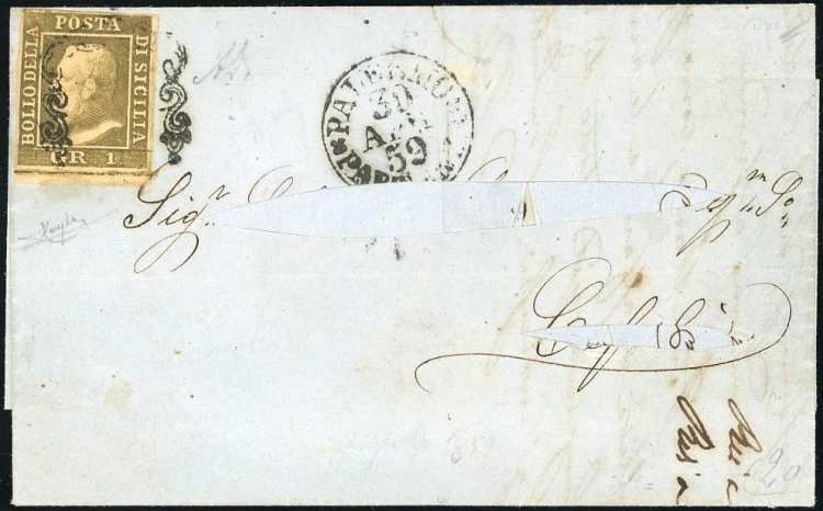 1859 - 1 grano bruno oliva, II ... 