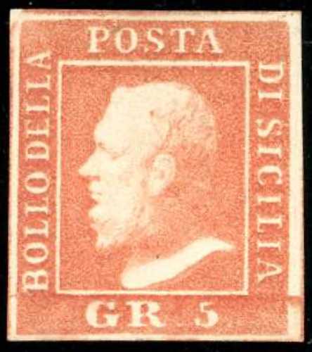 1859 - 5 grana vermiglio, II ... 
