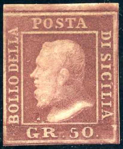 1859 - 50 grana lacca bruno (14), ... 